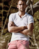 Terry Towel Polo with Pocket, White 