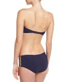 Ring-Chain Bandeau Two-Piece Swimsuit