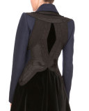 Magellan Fit-&-Flare Coat, Navy