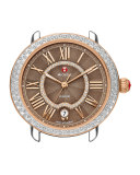 16mm Serein Diamond Cocoa Watch Head, Two-Tone