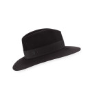Henrietta Felt Boyfriend Hat, Black