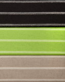 Bias-Striped Knit Tunic