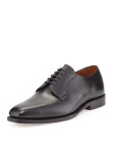 Leather Derby Shoe, Black