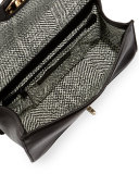 Love Quilted Crossbody Bag, Black