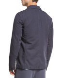 Unstructured Sport Coat, Navy