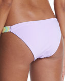 Rainbow Embroidered Reversible Swim Bottom