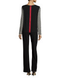 Rochelle Wide-Leg Pants, Black 