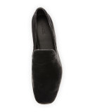 Bray Velvet Smoking Loafer, Pewter