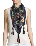 Camilla Silk Printed Scarf 