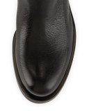 Cervo Logo Riding Boot, Black (Nero)