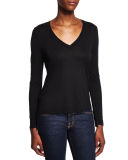 Deep V Long-Sleeve Tee