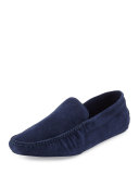 Classic Suede Moccasin, Navy