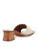 Intrecciato Napa 40mm Slide Sandal, Mist
