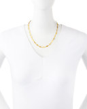 Willow 24k Gold Leafy Necklace
