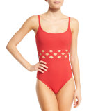 Celeste Round-Neck One-Piece Swimsuit