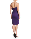 Strapless Bandage Jersey Sheath Dress