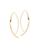 Small 14K Twist Arch Hoop Earrings