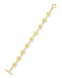 Aegean 18k Diamond Cross-Link Bracelet