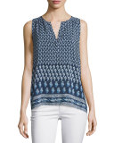 Mayra Sleeveless Printed Top