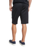 Drop-Rise Sponge Shorts, Black