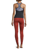 Deviate Two-Tone Sport Tank, Sahara/Black
