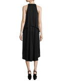 Kyara Jersey High-Low Halter Dress 