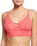 Montie Longline Convertible Soft Bra, Pink/Orange