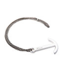 Men's Anchor Silver Chain Bracelet