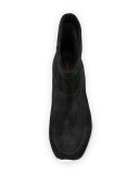ZeroGrand Suede Ankle Boot, Black
