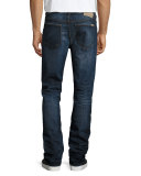 Brixton Slightly-Distressed Denim Jeans, Colter