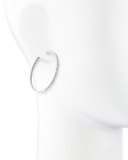 3.4 TCW Cubic Zirconia Hoop Earrings