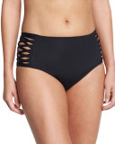 High-Rise Crisscross Swim Bottom