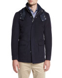 Tempest All-Weather Hooded Jacket, Barchetta Blue