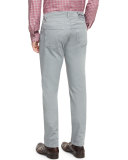 Twill Five-Pocket Pants, Cement