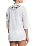 Jasmine Embellished Coverup Tunic