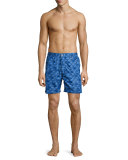 The Great Waves Swim Trunks, Royal Blue