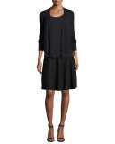 4-Way Lightweight Cardigan, Midnight, Petite