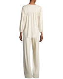 Mathilde Tie-Neck Jersey Top 