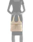 Zoe Small Carryall Tote Bag, Bone