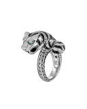 Classic Chain Macan Diamond Ring, Size 7