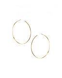 14k Gold Mega Lana Hoop Earrings