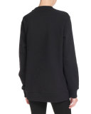 Bambi® Long Crewneck Sweatshirt, Black
