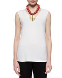 Sleeveless Jersey Tee
