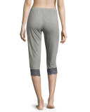 Nouveau Crop Lounge Pants, Heather Gray