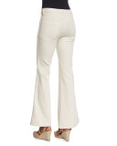 The Mariner Flare-Leg Ankle Jeans, Vintage Cream