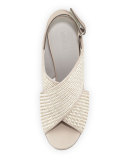 Faine Woven Jute Sandal