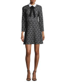 Mina Bow-Tie Lace Cocktail Dress