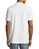 Granard Cotton Pique Polo Shirt, White