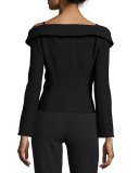 Angelina Off-the-Shoulder Blazer