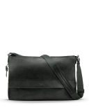 East/West Leather Messenger Bag